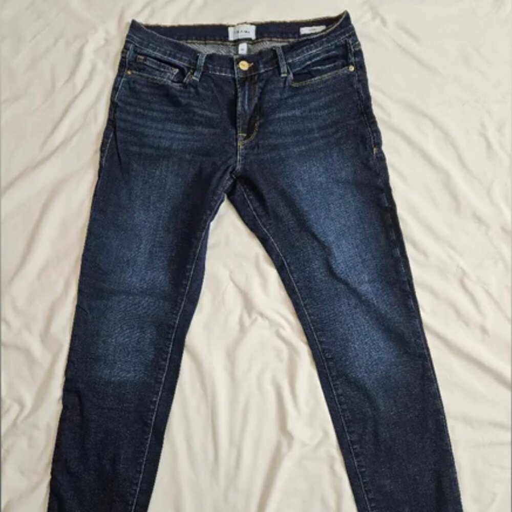 Frame Le Garcon Mid-Rise Straight Jeans 28